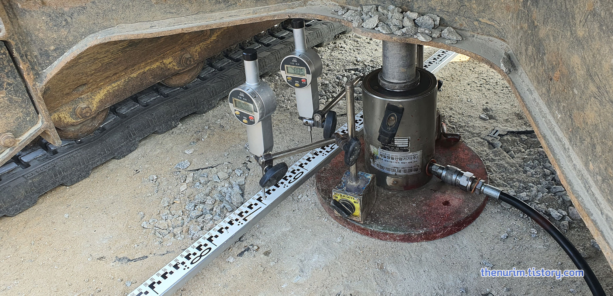 평판재하시험-도구