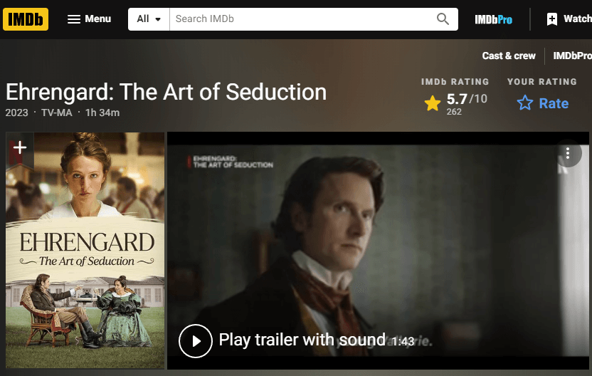 에렌가르드 유혹의 기술 줄거리, 평점, 후기, 결말