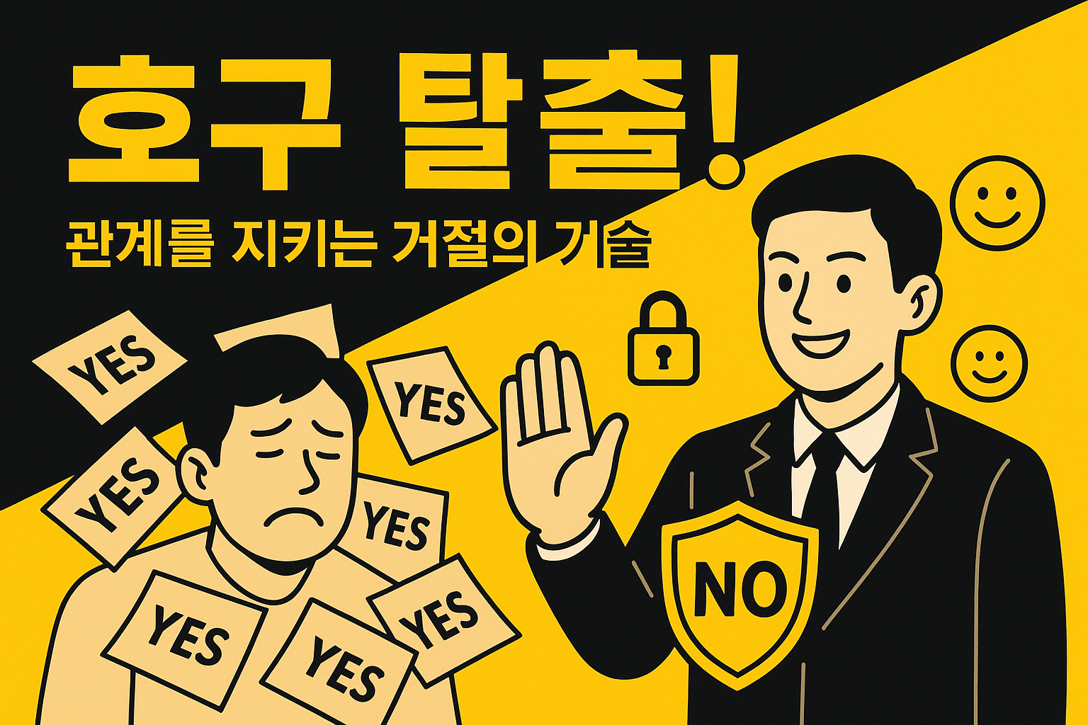 상처 주지 않고 나를 지키는 거절, 상황별 대화법으로 끝내세요