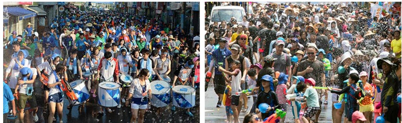 정남진 장흥 물축제