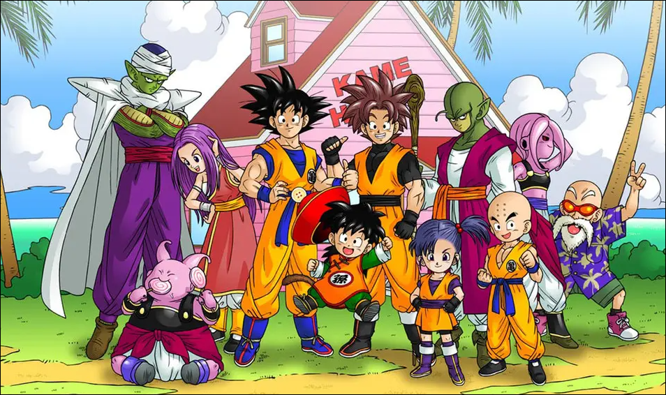 청출어람 - 드래곤볼 가족과 무천도사