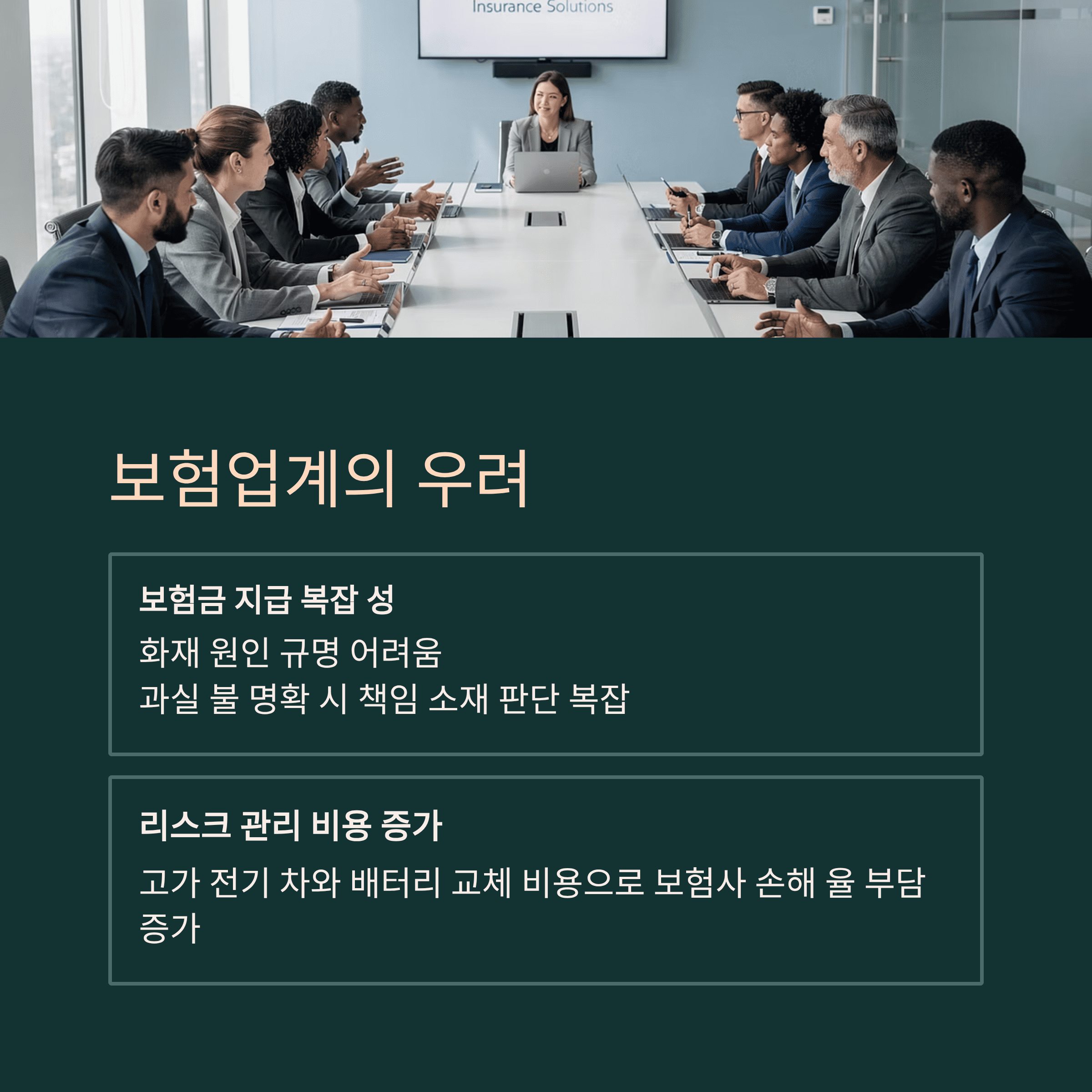 보험 업계의 우려
