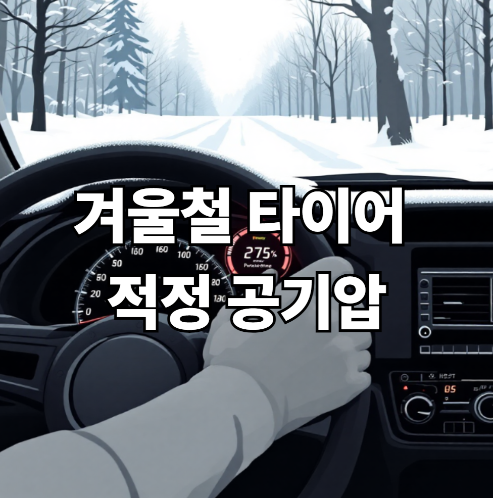 겨울철 타이어 적정 공기압