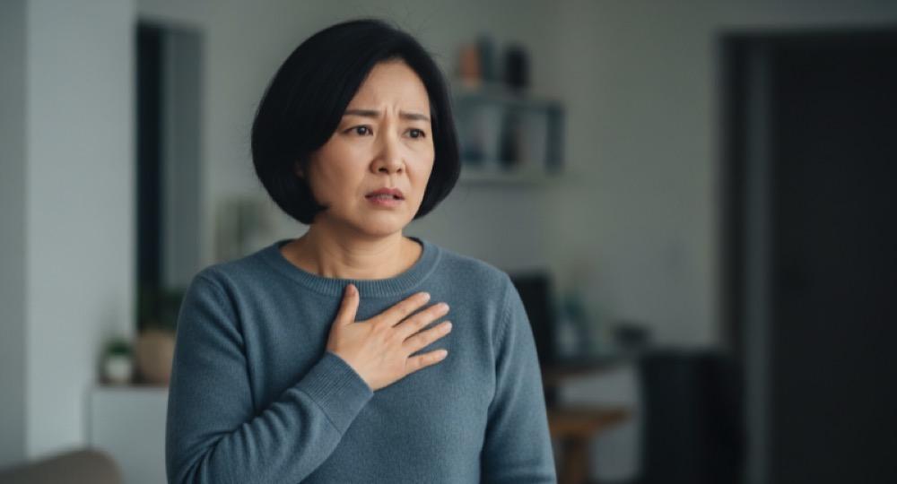 가슴 통증 반복