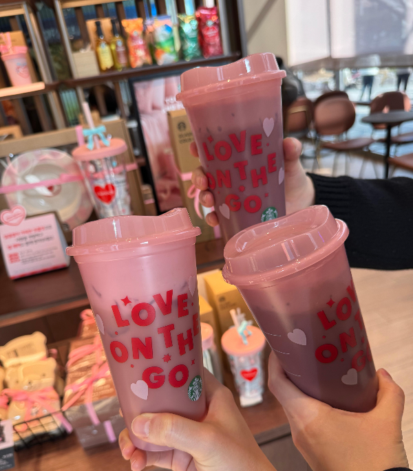 스타벅스 핑크 사진