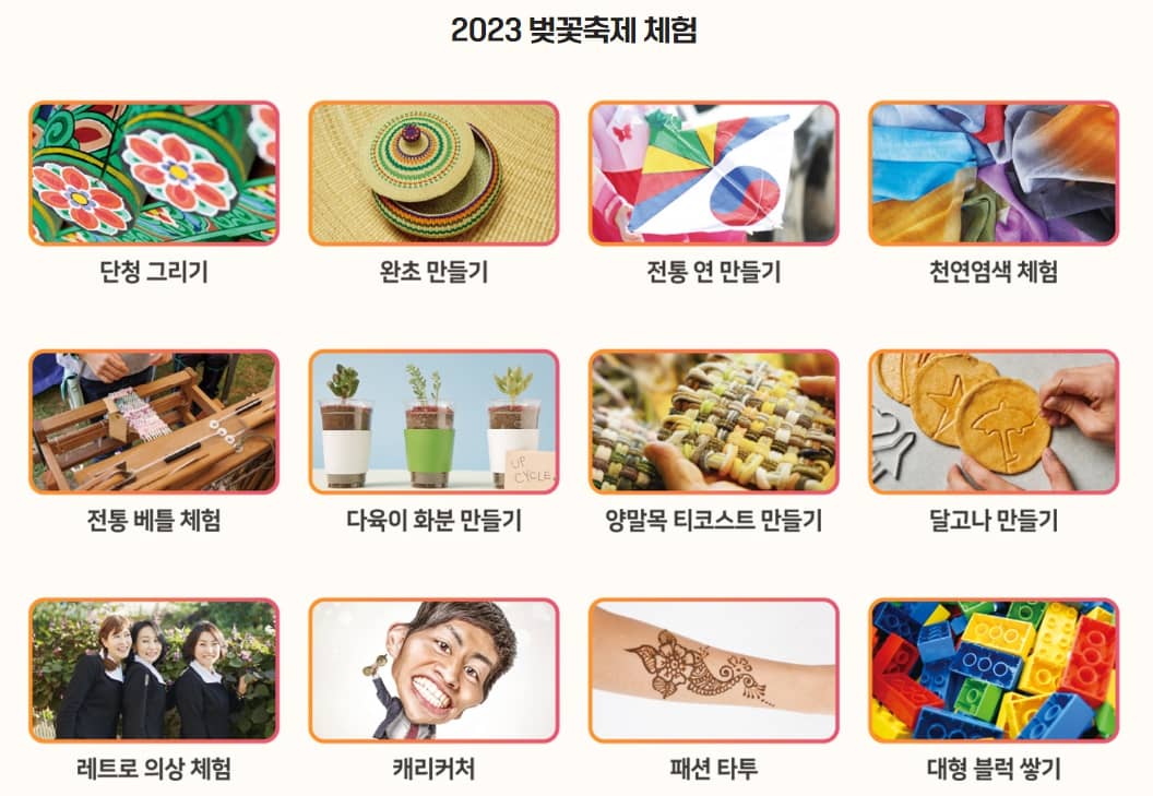 벚꽃축제 봄꽃축제