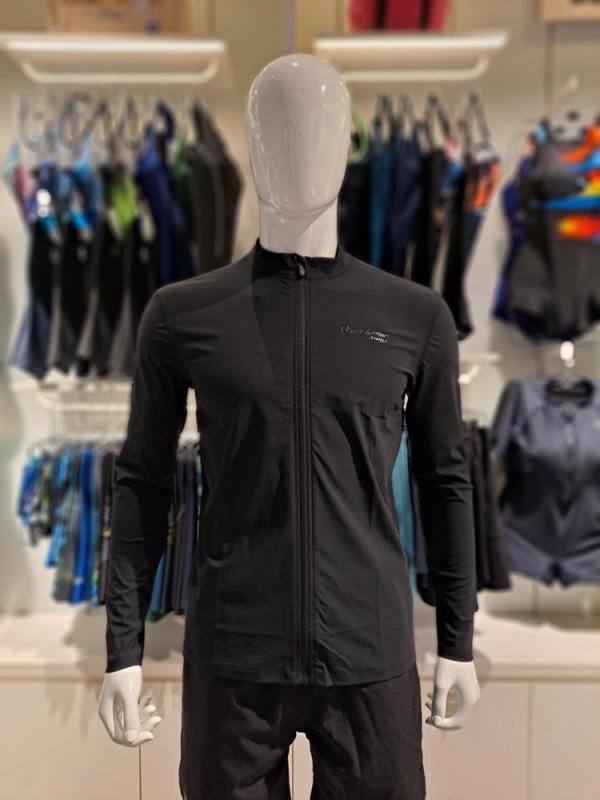 아레나 남성 비치 BLK 리에나 레저 루즈핏 집업 래쉬가드 수영복 A3BM1PR04