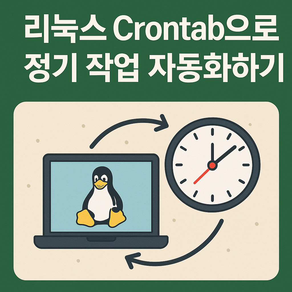 리눅스 Crontab으로 정기 작업 자동화하기