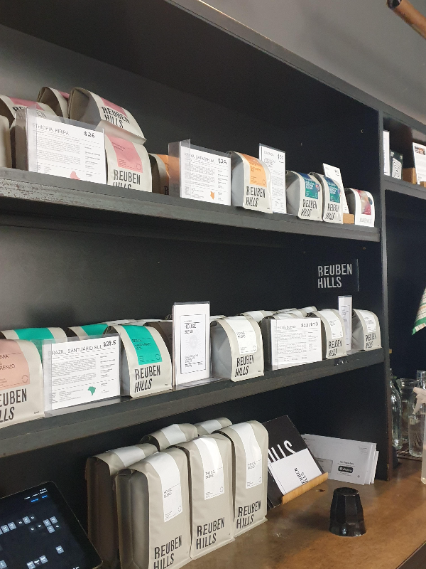 Reuben Hills(루벤 힐스), 시드니 Surry Hills 한복판 커피와 브런치 맛집_판매용 원두
