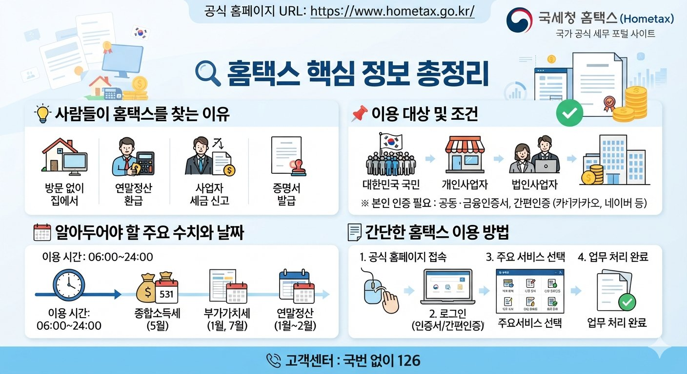 홈택스-홈페이지-바로가기