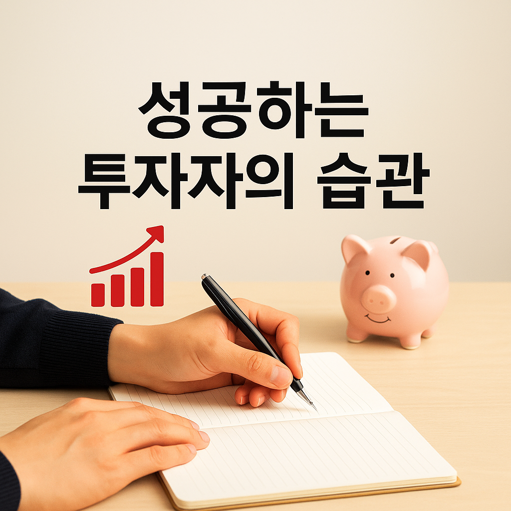 성공하는 투자자의 습관을 상징하는 이미지