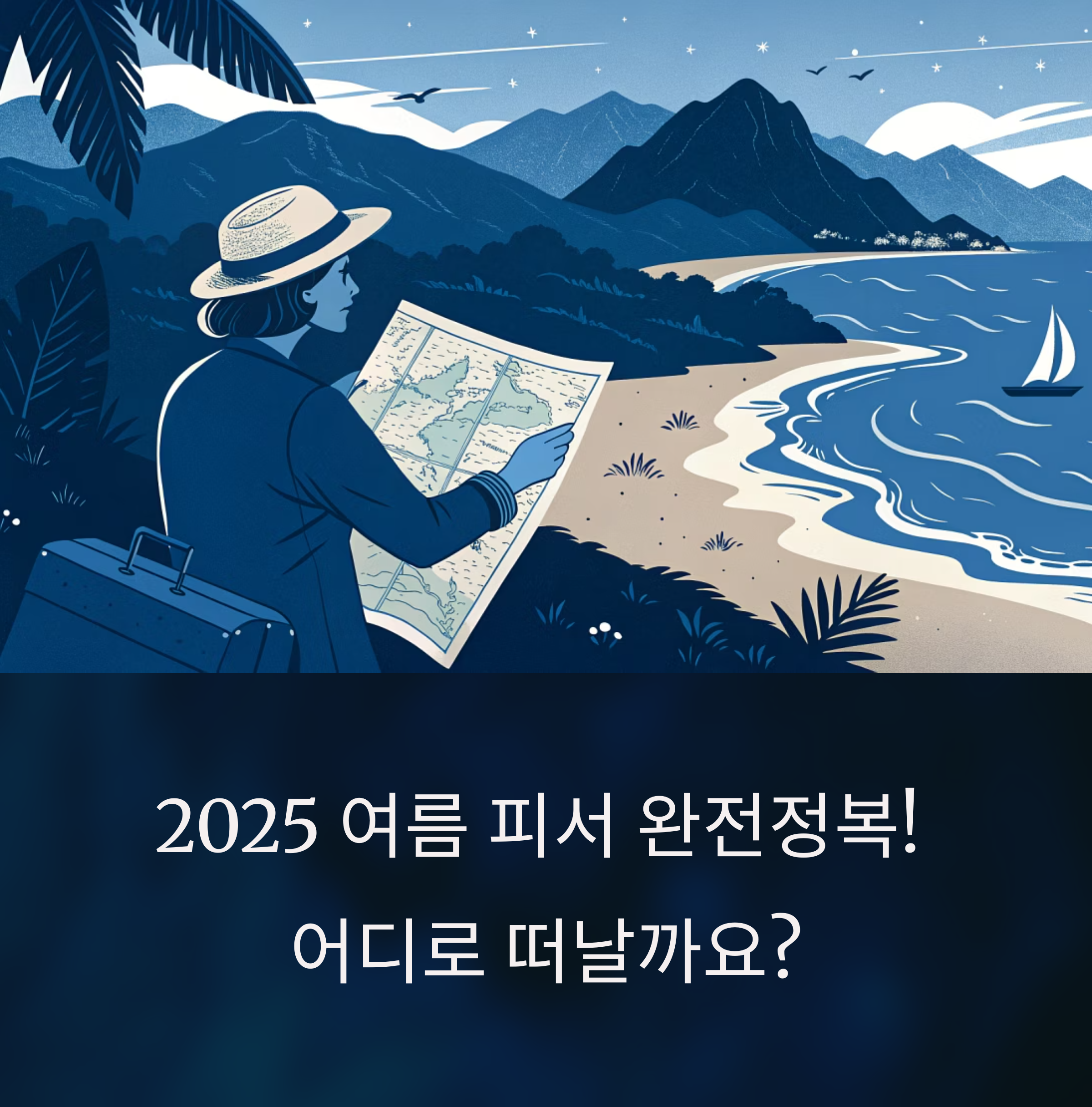 2025 여름 피서 완전정복! 예산·교통·숙소 실전 가이드