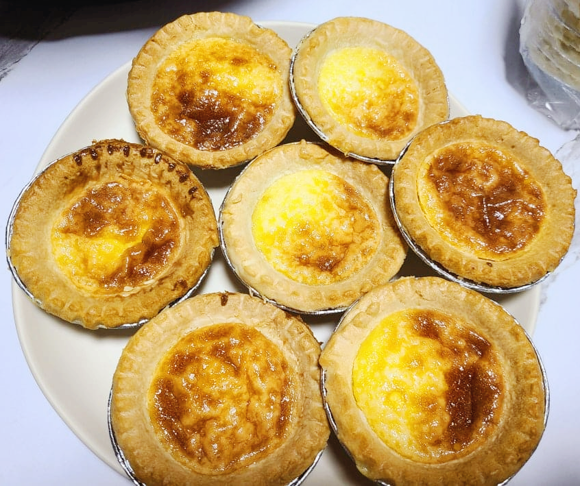 냉동 에그타르트 생지를 집에서 에어프라이어로 굽는 방법