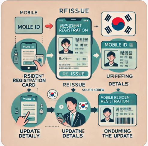 모바일 주민등록증 발급 재발급 휴대폰 변경 3