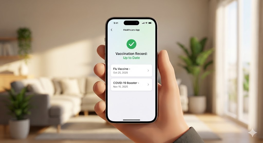 예방접종 기록 확인