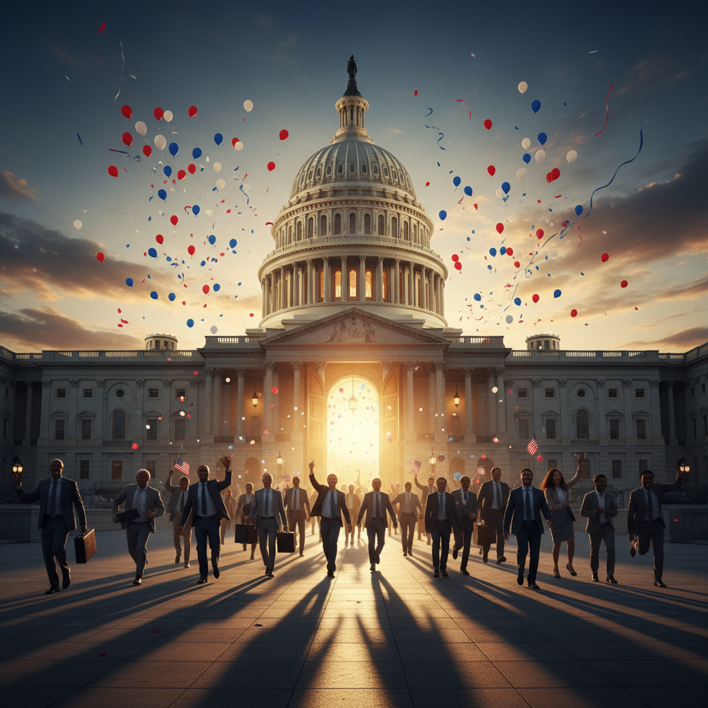 미국 셧다운 종료 임박