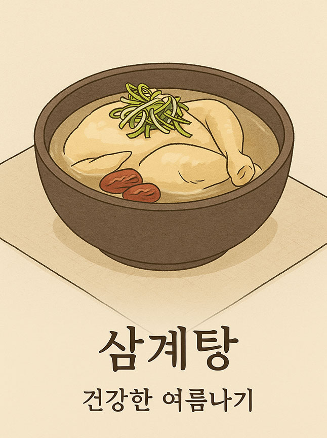 AI가 만들어준 삼계탕 건강한 여름 나기