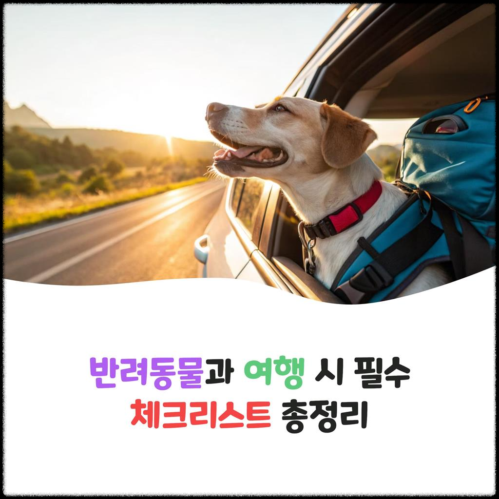 반려동물과-여행-시-필수-체크리스트-총정리