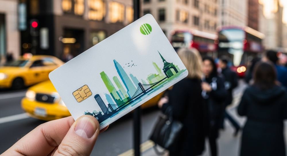 교통카드 사용하는 사진