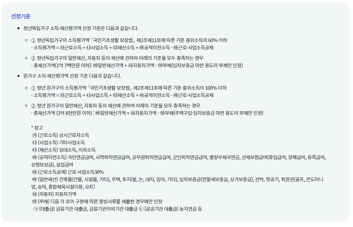 청년월세 한시 특별지원 신청
