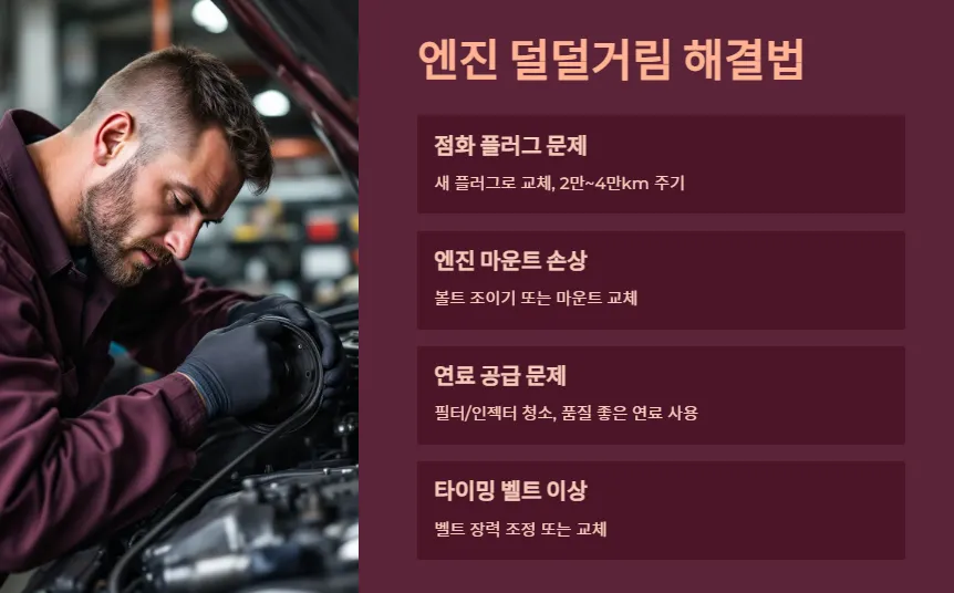 엔진-덜덜거림-해결법