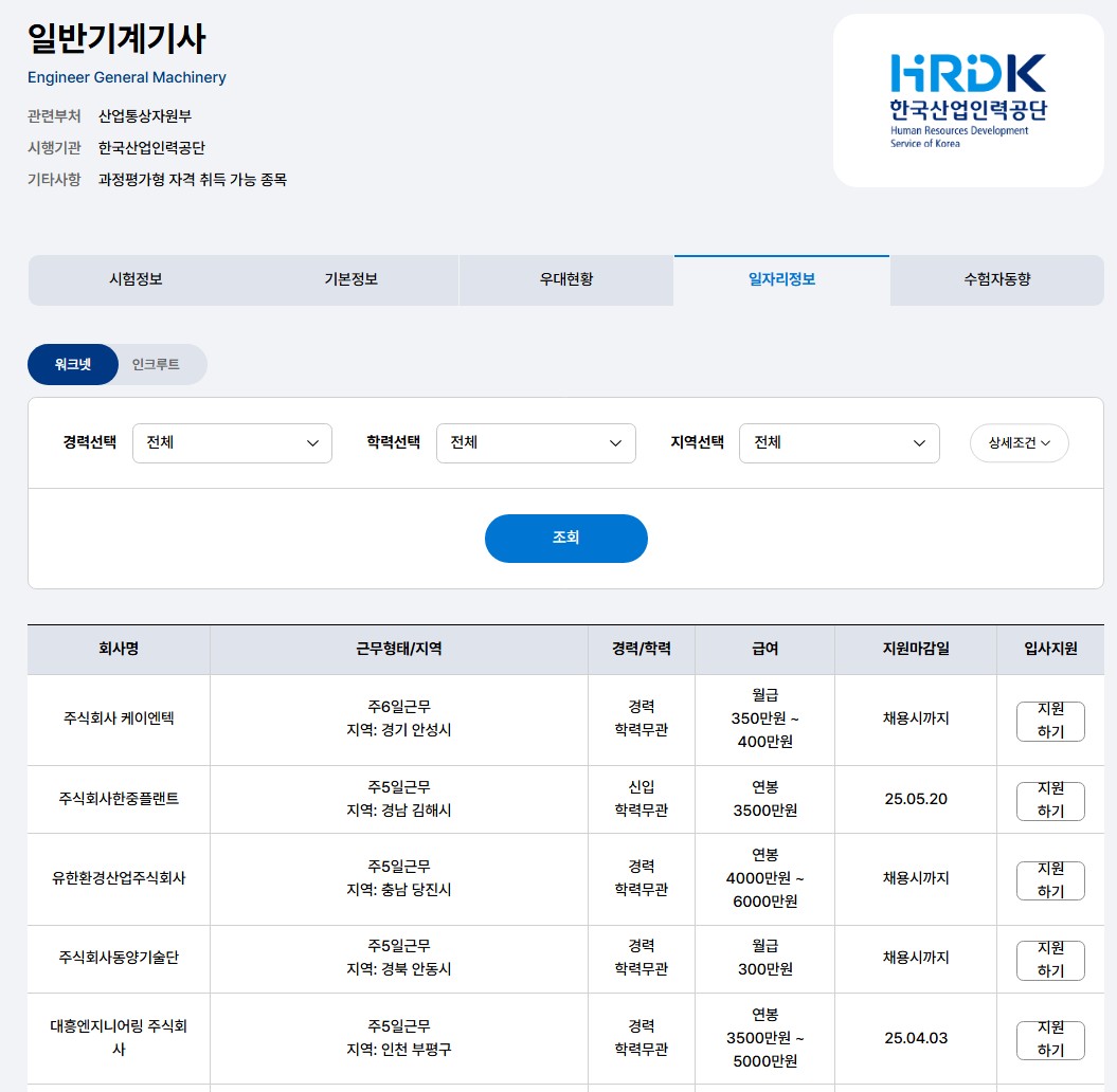기계설비 유지관리자 자격증
