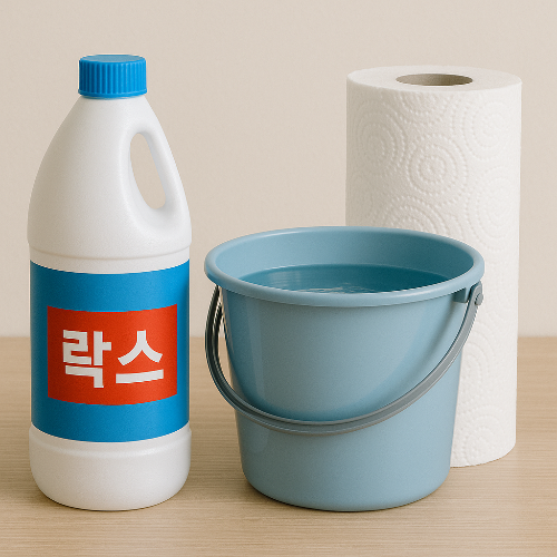 찌든때 청소 준비 이미지