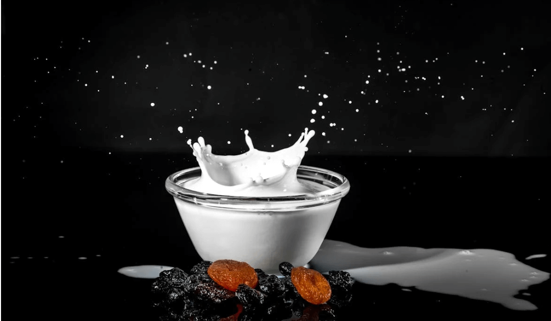 락토 성분이 들어있는 우유 사진