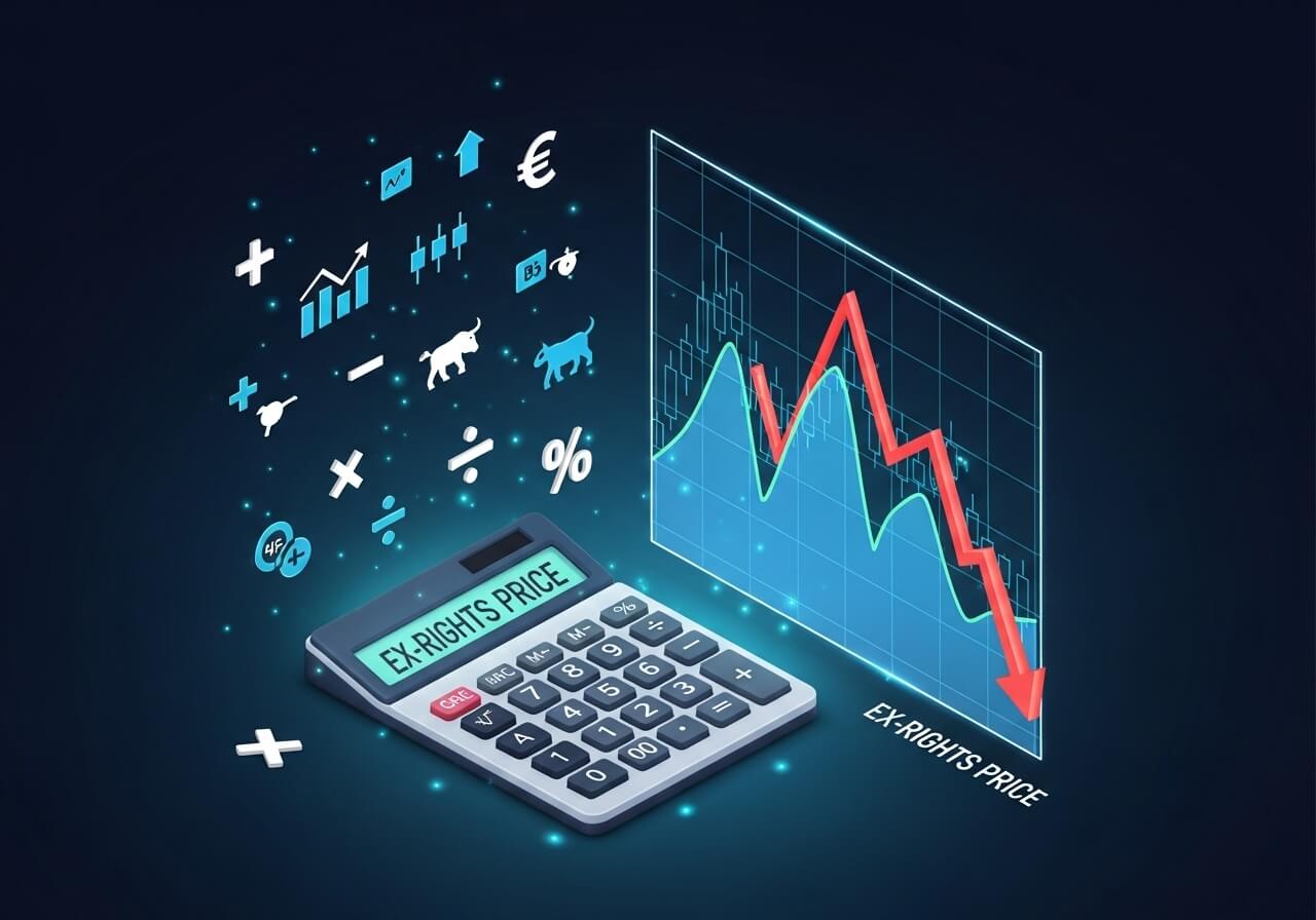 유상증자 권리락 계산