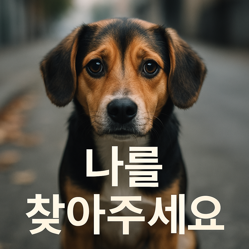 강아지가 슬픈 표정으로 정면을 응시하고 있는 사진