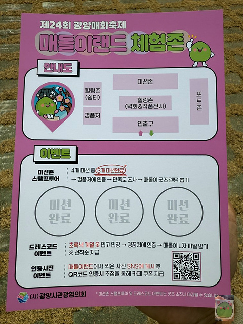 2025 광양매화축제 개화상황 주차장 실시간 입장료