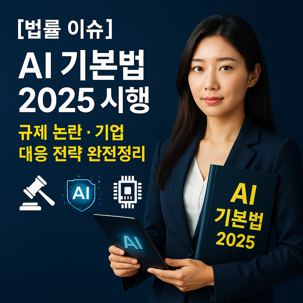[법률 이슈] AI 기본법 2025 시행 ｜ 규제 논란&middot;기업 대응 전략 완전정리