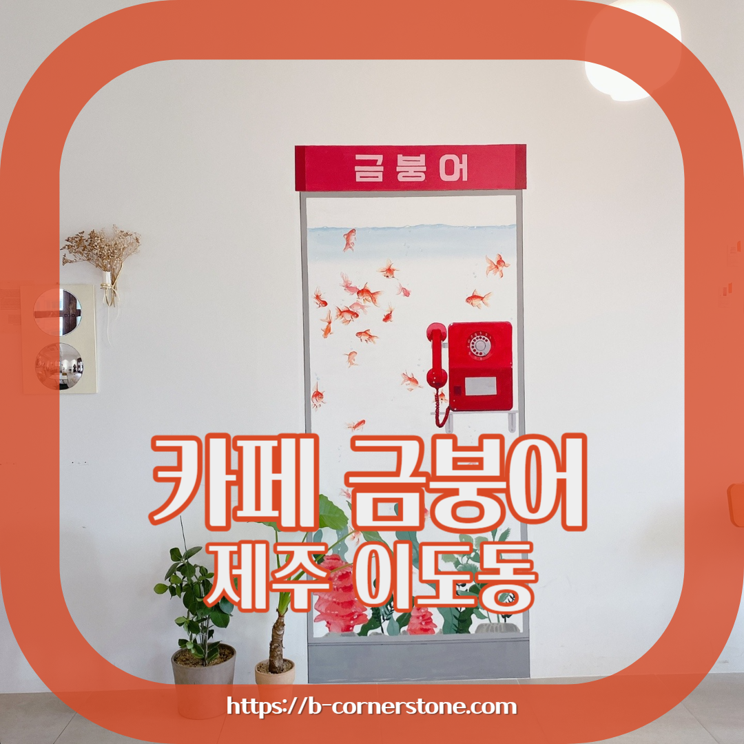 제주 공항근처 이도이동 제주도민 카페 3초기억 카페 금붕어 주차 리뷰 추천