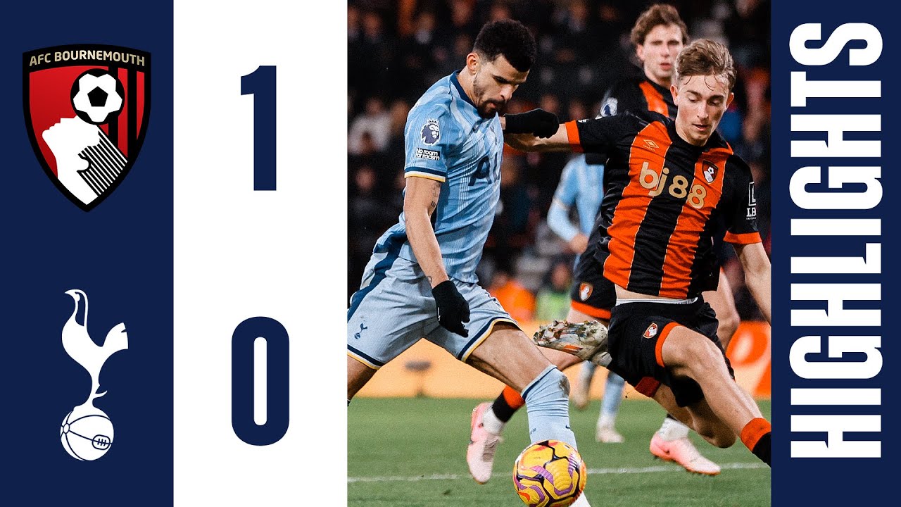 토트넘 본머스 하이라이트