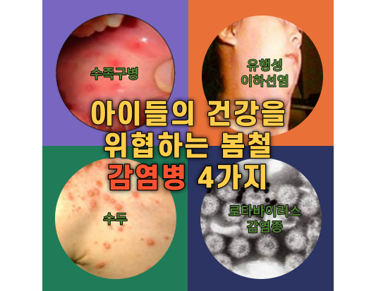 아이들의 건강을 위협하는 봄철 감염병 4가지, 알아두면 좋은 예방법