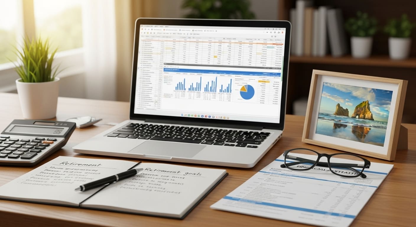 생명보험 계약 관련 서류 장면