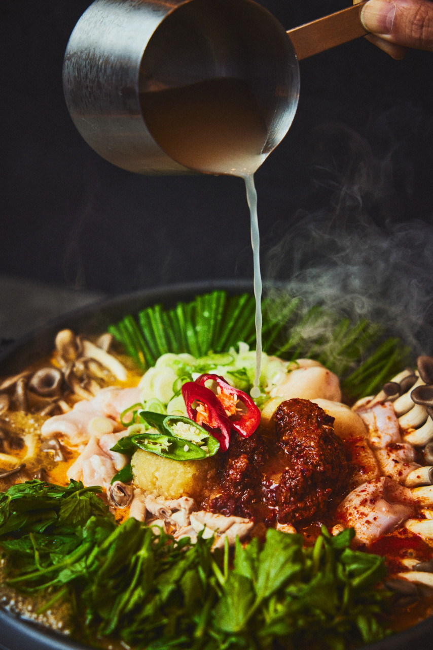 압록순대국