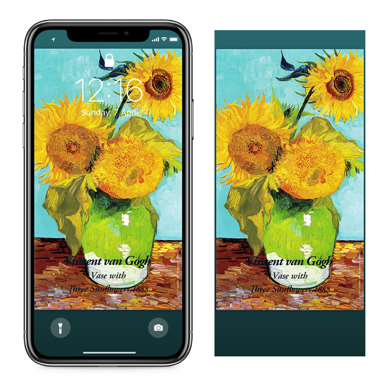 02 고흐 세 송이 해바라기 C - Vase with Three Sunflowers 고흐작품