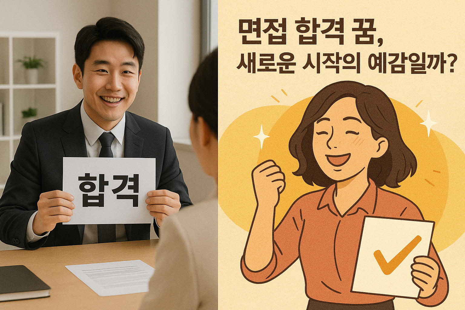 면접 합격 꿈