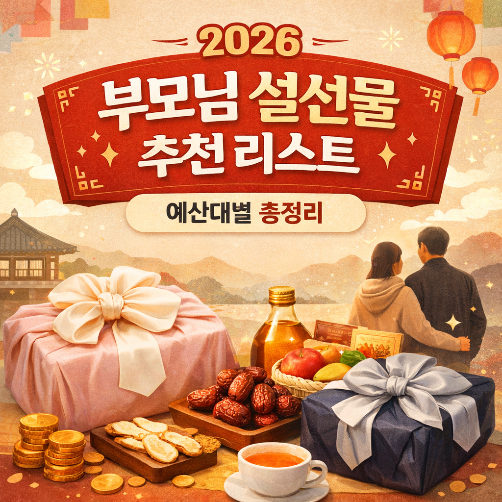 2026 부모님 설선물 추천 리스트｜예산대별 실속형 선물 총정리