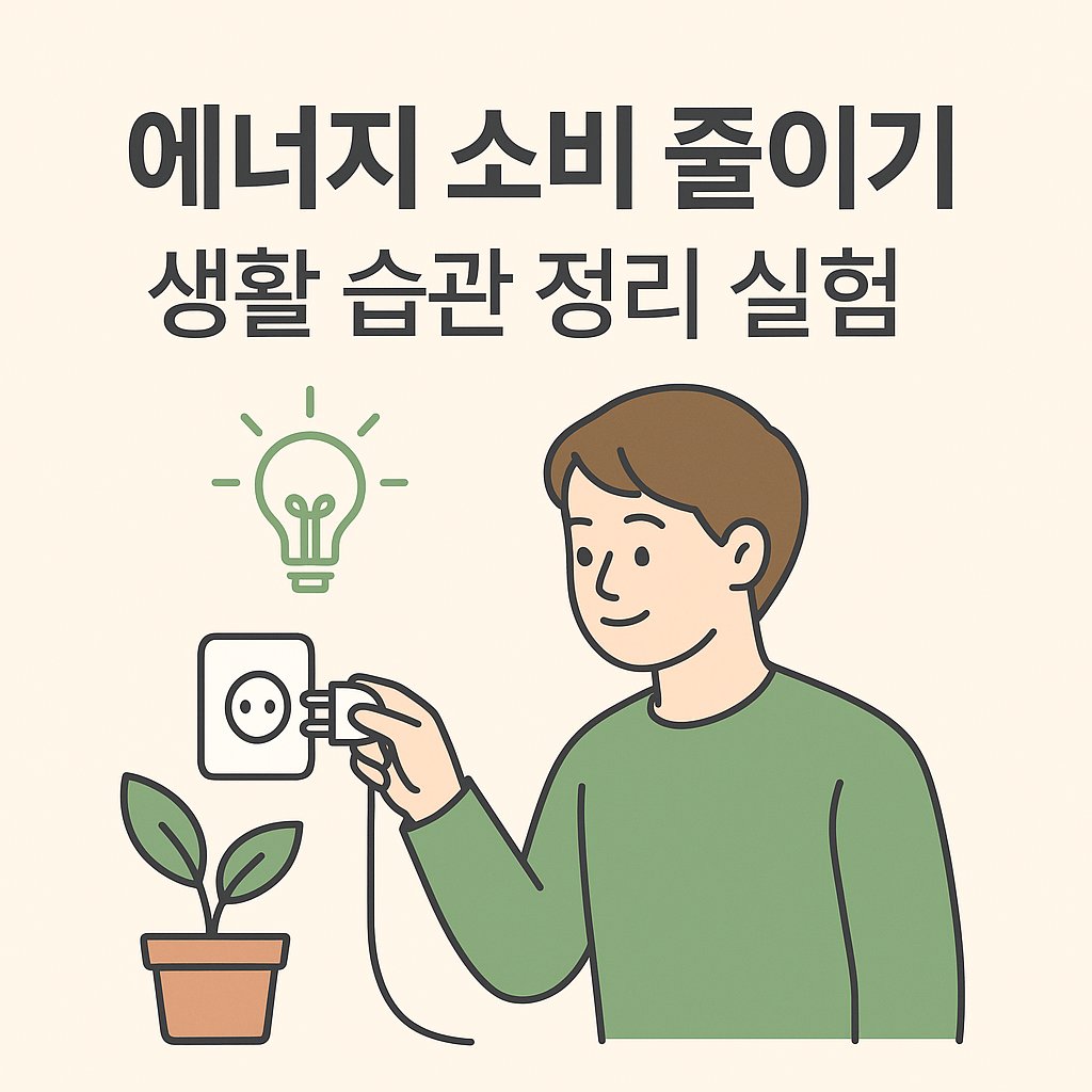 에너지 소비 줄이기