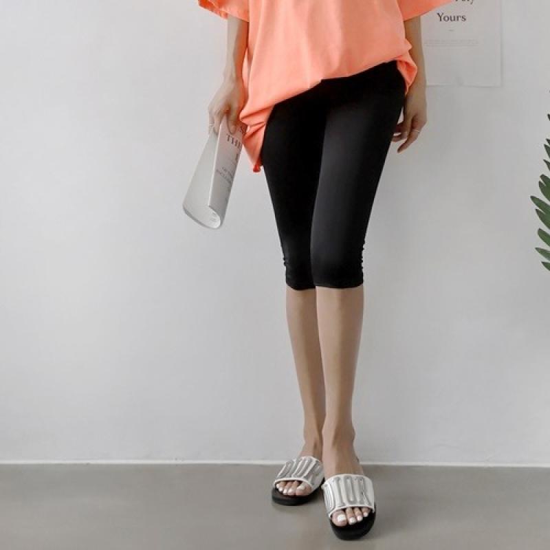 여름 워터 5부 아쿠아 레깅스 래쉬가드 바이커 팬츠