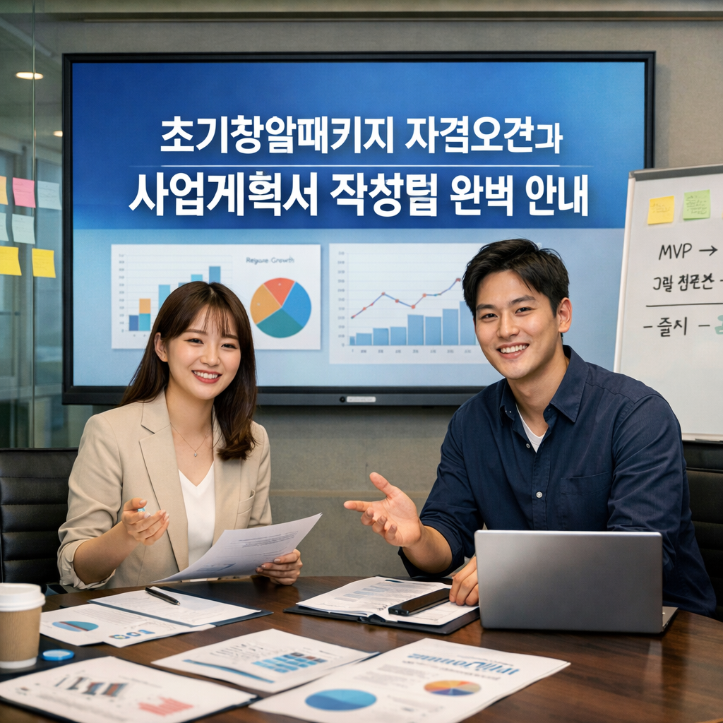 초기창업패키지 자격요건과 사업계획서 작성법 완벽 안내