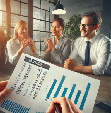 세사람이 앉아서 대화를 나누고 있는 모습