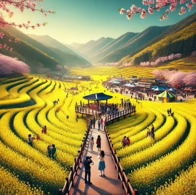 맹방 유채꽃축제 실사화