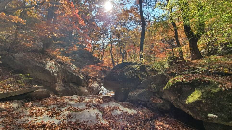 연인산 명품 계곡길 – 가평의 대표 가을 단풍 트레킹 코스