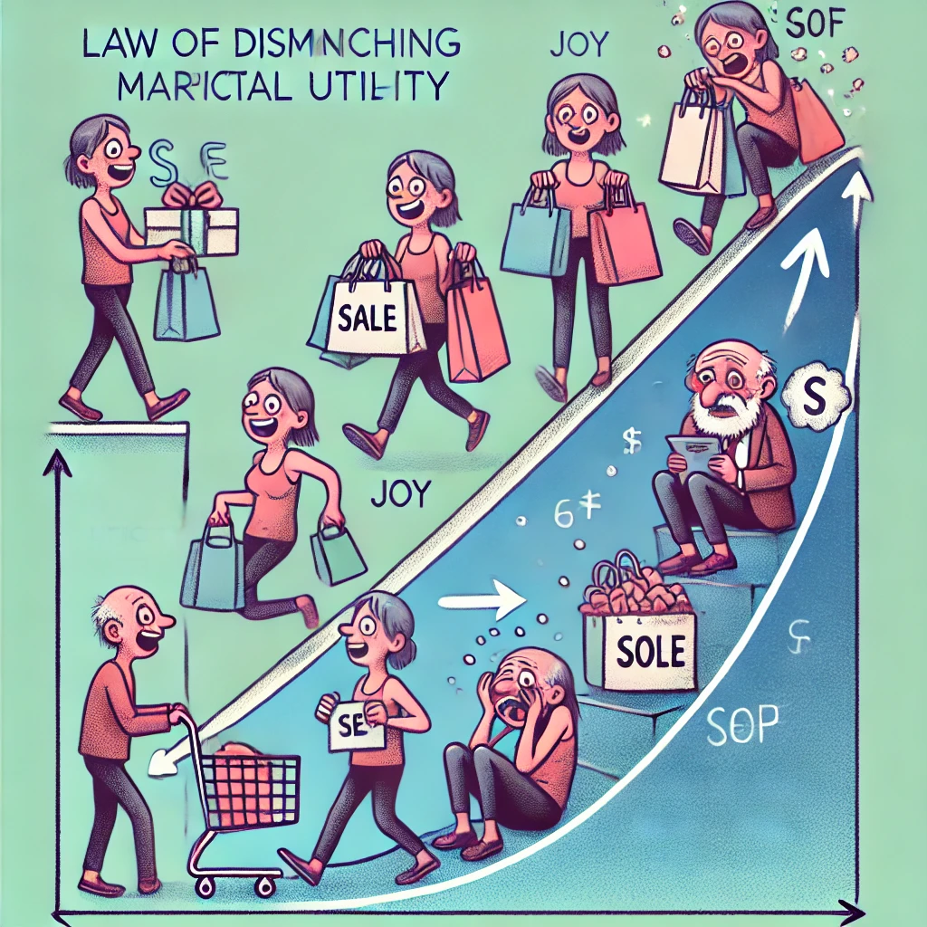 쇼핑 시 한계효용