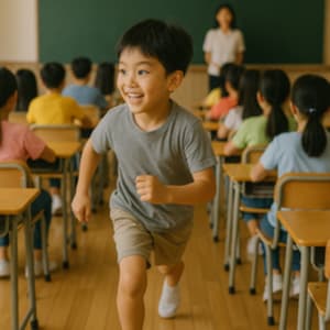 adhd 증상 - 수업 시간에 돌아다님