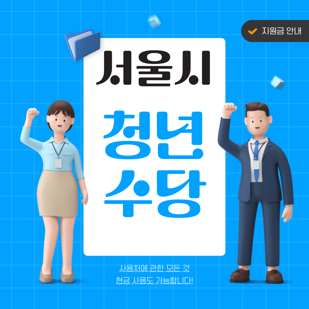 2024 서울시 청년수당 사용처 정리