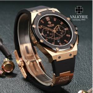 발키리 다스크로노 [신상] V-7075GBB (골드블랙 18K금도금제품)+블랙메탈밴드+실리콘밴드